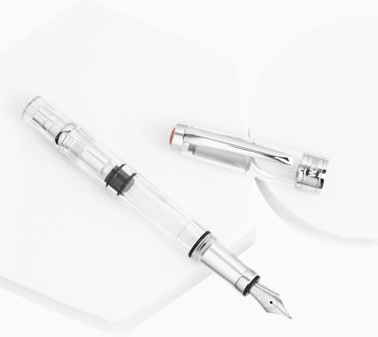 Twsbi Diamond 580AL Clear Калиграфска Писалка Extra Fine Прозрачна от Алуминий