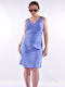 Sommer Damenkleid Hellblau