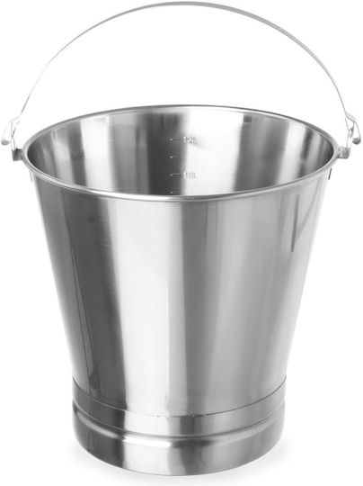 Gastronomischer Küchenstahl-Eimer Ring Hendi 516706
