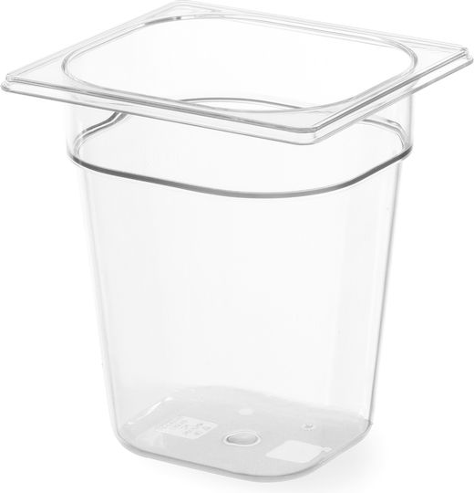 Transparent Gn Container Made Polycarbonate Gn 1/6 Height 150 Mm Hendi 861714