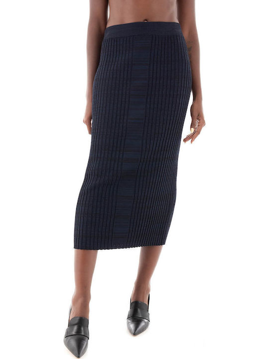 Farmina Midi Fustă Black