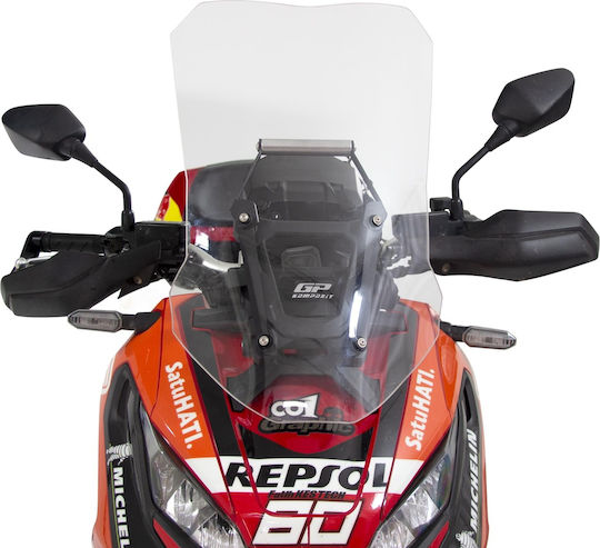 GP Kompozit Motorcycle Windshield & Windscreen Transparent Visor for Honda X-ADV 750 09390411902159