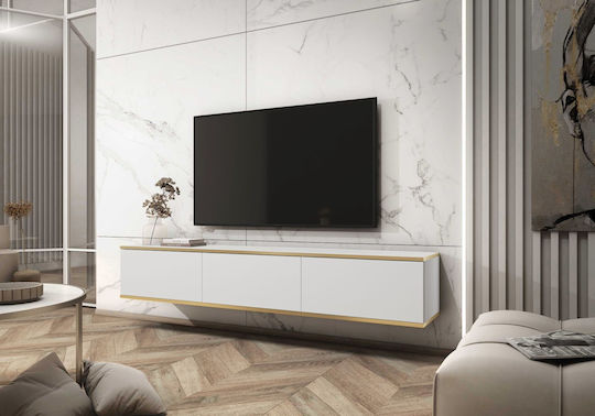 TV-Ständer Weiß M175xT32xH30cm