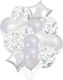 Set 15 Luftballons Gray