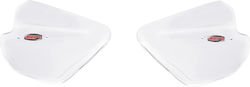 GP Kompozit Motorcycle Protective Hand Guards in Transparent Colour