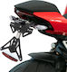 Barracuda Foldable Motorcycle License Plate Holder