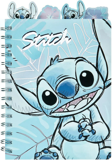 Kids Licensing Notebook Ruled A5 80 Sheets Stitch Watercolor 1pcs