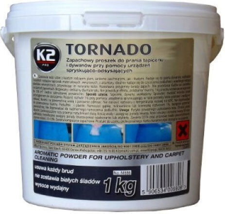 K2 Tornado Pulbere De Curățare Pentru Tapițeria Auto 1kg