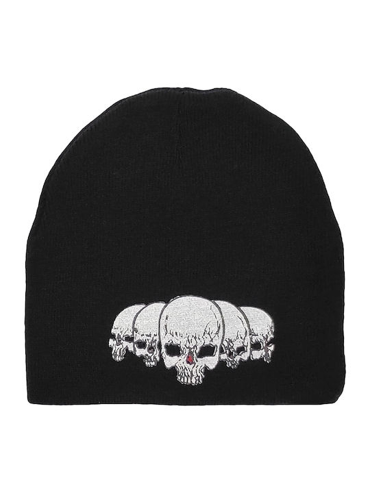 Beanie Ανδρικός Σκούφος Πλεκτός σε Μαύρο χρώμα