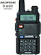 Wireless Transceiver UHF/VHF 8W with Monochrome Screen