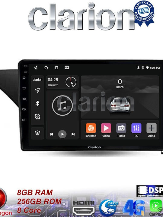 Clarion Car Audio System for Mercedes-Benz GLK 2008 > 2015 (Bluetooth/USB/WiFi/GPS/Apple-Carplay/Android-Auto) with Touch Screen 9"