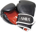 Amila Synthetic Leather Boxing Competition Gloves Black