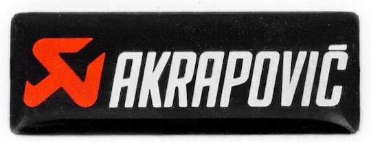 Akrapovic Sticker P-cst3pofill Black-Red-White Piece