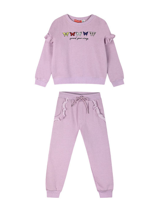 Energiers Kids Sweatpants Set lila