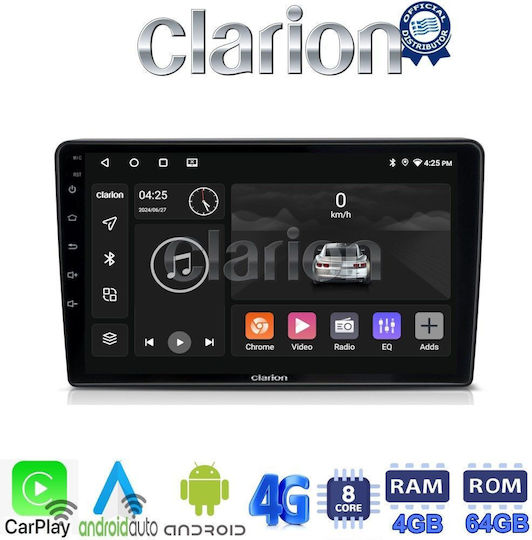 Clarion Auto-Audiosystem für Suzuki Ignis 2004-2011 (Bluetooth/USB/WiFi/GPS/Apple-Carplay/Android-Auto)