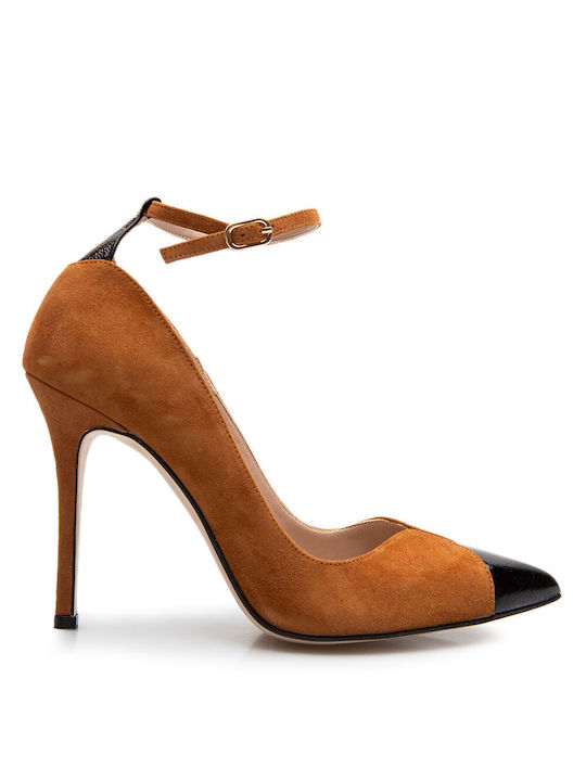 Labrini Tabac Brown Heels