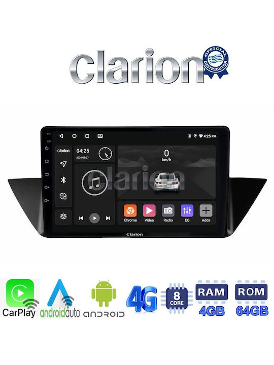 Clarion Sistem Audio Auto pentru BMW X1 (E84) 2009>2014 (Bluetooth/USB/WiFi/GPS/Apple-Carplay/Android-Auto) cu Ecran Tactil 9"
