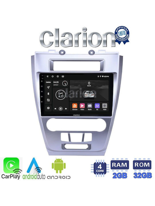 Clarion Auto-Audiosystem für Ford Vereinigung 2012>2017 (Bluetooth/USB/WiFi/GPS/Apple-Carplay/Android-Auto) mit Touchscreen 9"