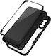 Hülle Oppo A54 A74 5G Plexiglas Rückseite Polymer Front Kontur Schwarz