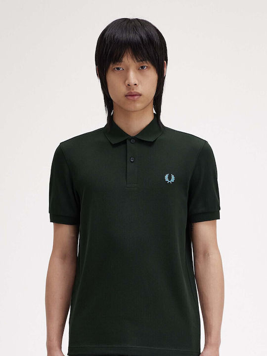 Fred Perry Polo Μπλούζα Κοντομάνικη Μαύρη