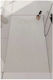 Tema Ορθογώνια Inox Ντουζιέρα 80x120cm GLASS STONE WHITE