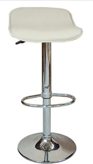 Табуретка Бар Bar3 с регулируема височина Крем 2бр 38x39x65-85см
