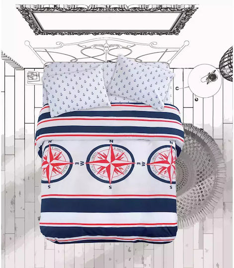 Makis Tselios Home Комплект Пухено Куинсайз 240x250бр Многоцветен 3бр