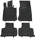 Rezaw Plast Set of Front and Rear Mats 4pcs Tray Type for Mercedes-Benz GLC 2022+ Black