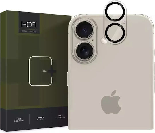 Hofi Cam Pro+ Protecție Cameră Tempered Glass Transparent pentru iPhone 16, iPhone 16 Plus