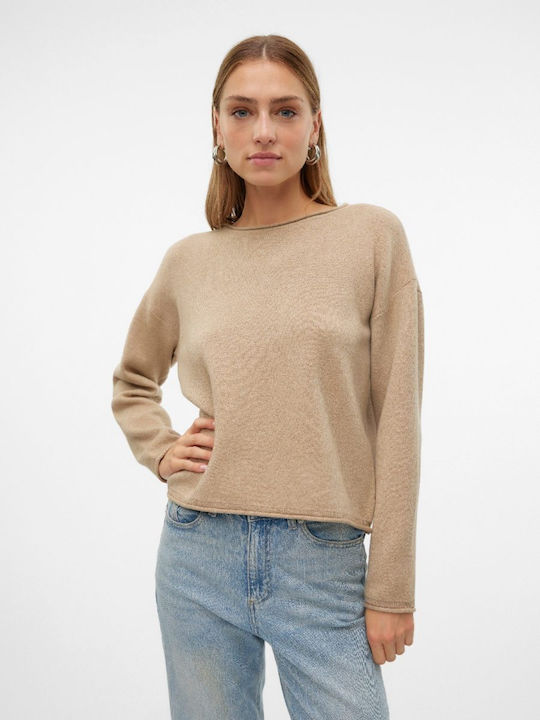 Vero Moda Damen Pullover Silver Mink