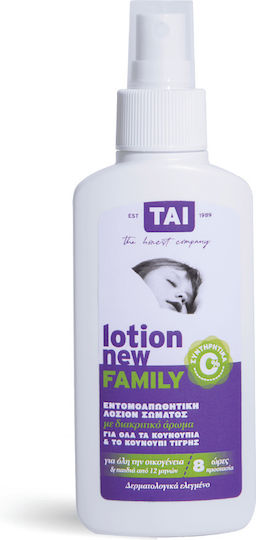 Tai New Family Εντομοαπωθητική Λοσιόν σε Spray Κατάλληλη για Παιδιά 100ml