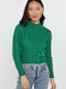 Women's Crop Sweater Green