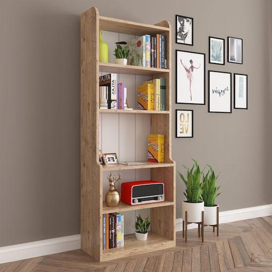 Bibliothek Neat Naturholzfarbe 60x30x180cm
