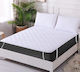 MayHome Protective Cover Single with Elastic Bands White 90x190cm