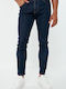 Men's Jeans Pants with Slim Fit Blue