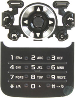 Sony Ericsson F305 Latin Black Keyboard 3p