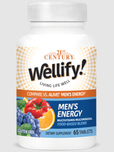 21st Century Wellify Мултивитамини за Мъже Енергия 65 таблетки