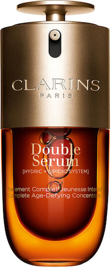 Clarins Double Serum Hidratant și Anti-îmbătrânire pentru Față 30ml
