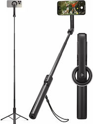 Spigen S580w Selfie Stick Cell Phone Tripod with Bluetooth Black