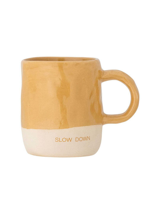 Bloomingville Tasse Keramik Gelb 335ml 1Stück 5711173316694