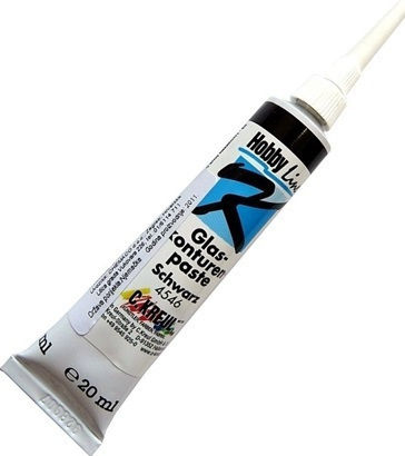 Hobby Line Spezielle Handwerksfarbe Schwarz Gliederung Für Holz und Glas