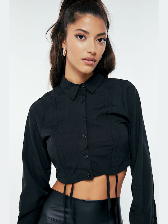 Women's Long Sleeve Shirt Black