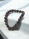 Elastic Bracelet with Tiger Eye Semi-Precious Bead