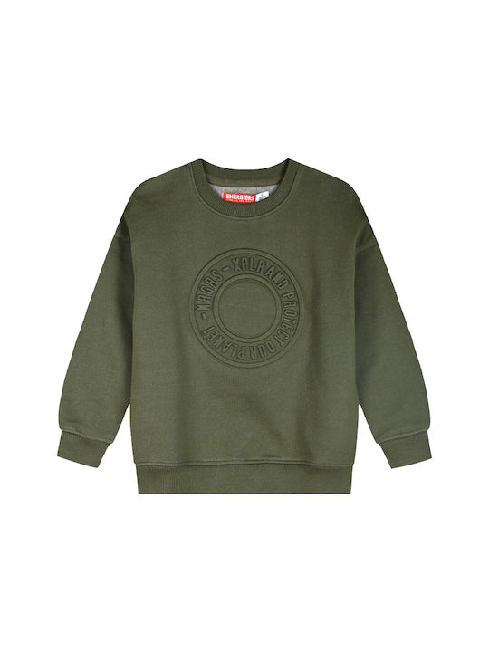 Energiers Kinder Sweatshirt mit Kapuze Haki