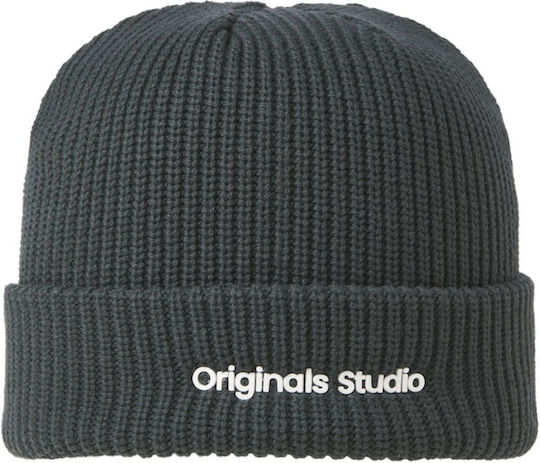 Beanie Masculin Căciulă Tricotat în culoarea Gri