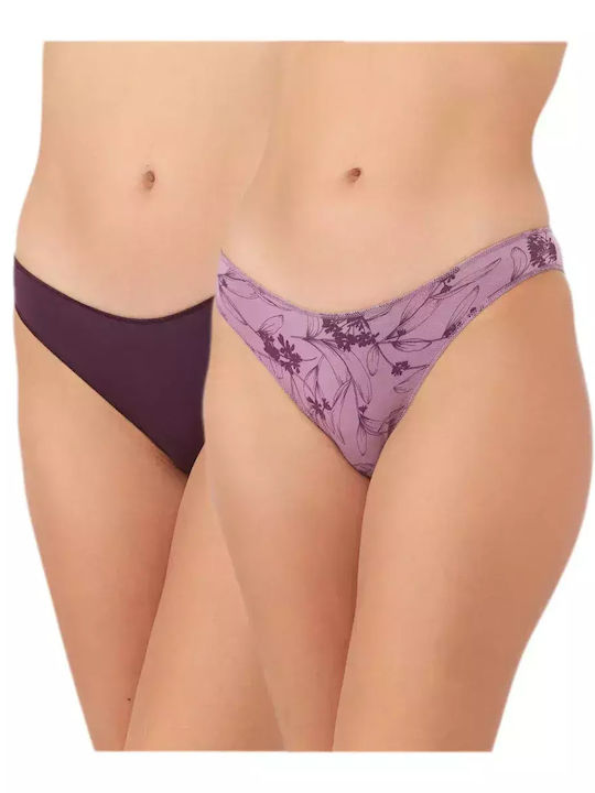 Minerva Fimelle Rio Women's Slip 2Pack Purple