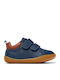 PEU CAMI Kids Sneakers High with Scratch Blue