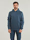 Sweatshirt with Hood Petrol