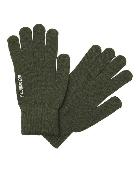 Jack & Jones Men's Knitted Gloves Green