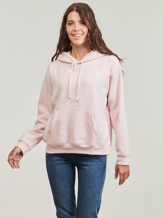 Levi's Women's Hooded Sweatshirt Pink